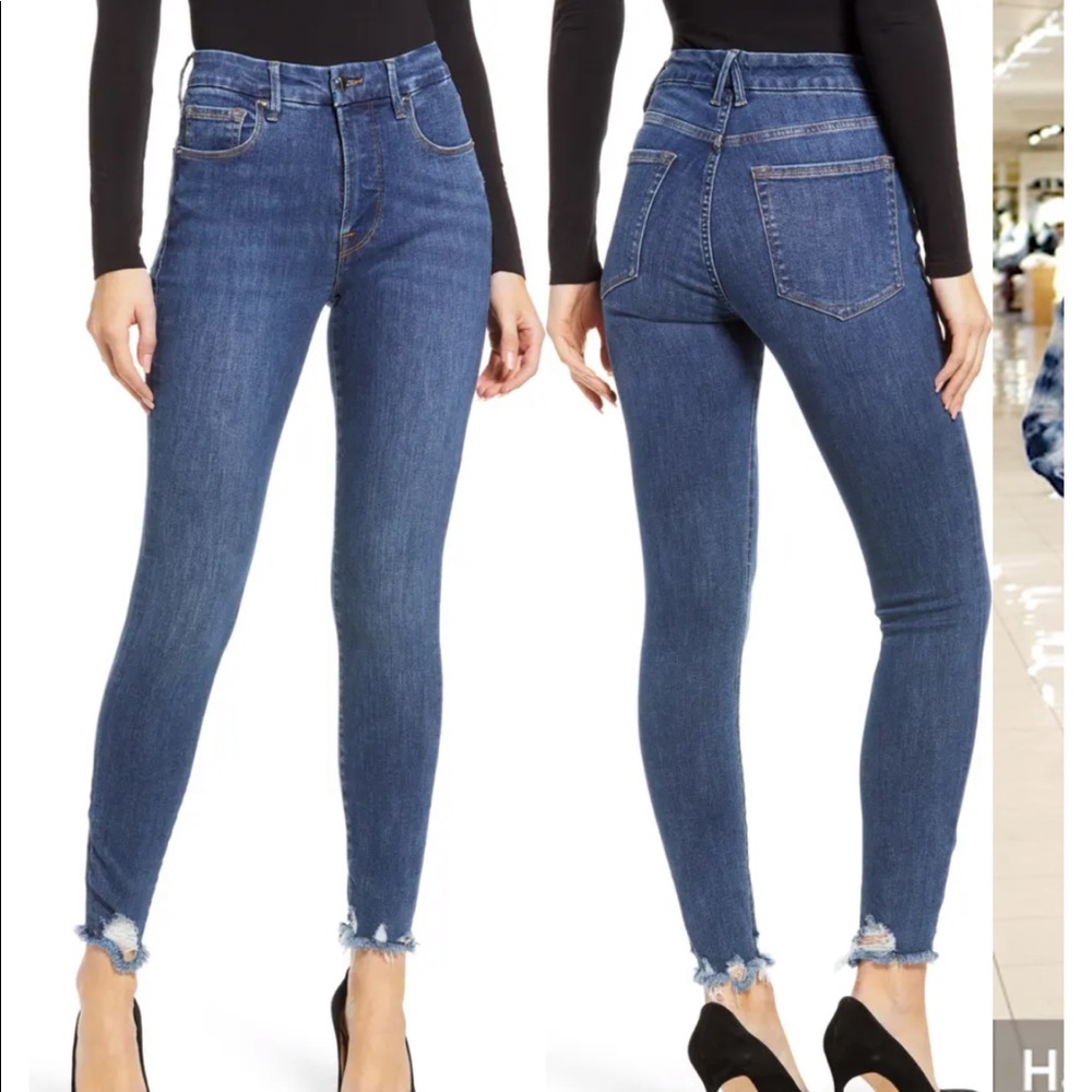 NWOT Good American Good Legs high rise skinny sz 2